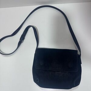 Urban Outfitters Elegant Black Suede Shoulder Bag 100% Cow suede leather